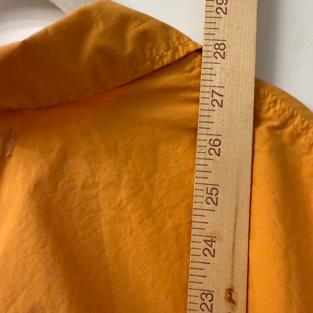 AMO Denim Ruth Sleeveless Button Up Peruvian Cotton Shirt Apricot Size Small - Picture 6 of 9